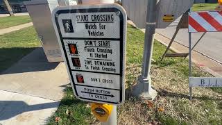 Polara iNS Crosswalk Buttons at  Camp McDonald Rd and Wolf Rd [upl. by Trust]