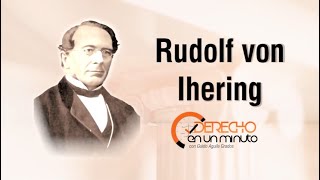 RUDOLF VON IERING en un minuto  DE1M  58 [upl. by Alolomo]