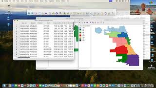 GeoDa Demo GIS Operations [upl. by Kathlin]