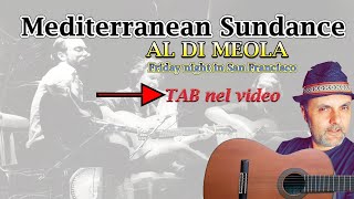 Mediterranean Sundance AL DI MEOLA GUITAR TAB ON VIDEO [upl. by Killie]