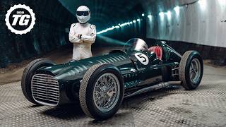 BRM’s Supercharged V16 F1 Car Sounds INSANE 4k  TG Tunnel Run Ft THE STIG [upl. by Lin]