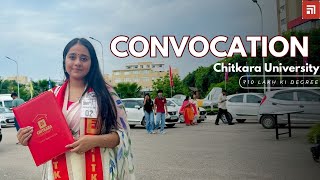 Convocation Vlog🎓❤️Chitkara UniversityThat Ziddi Girlchitkarauniversityvlog [upl. by Denn439]