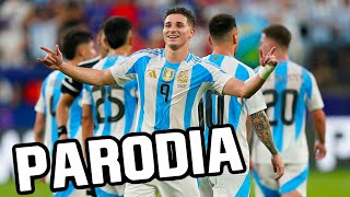 Canción Argentina a la Final 2024 Parodia Un Besito Más  Salastkbron Diel Paris [upl. by Dorej]