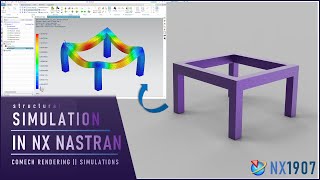 STRUCTURAL SIMULATION IN NX NASTRAN  NX SIMULATION  NX COURSE  PART1 [upl. by Cand]