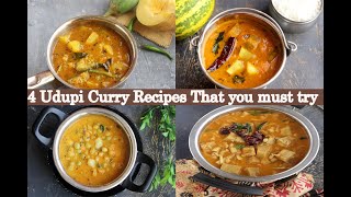 Udupi Curry Recipes That You Should Never Miss  ಒಮ್ಮೆ ಸವಿದರೆ ಪುನಃ ಪುನಃ ಬೇಕೆನಿಸುವ ವ್ಯಂಜನಗಳು [upl. by Acinomaj]