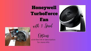 Honeywell TurboForce Power Fan Quiet Operation Cooling 90° Variable Tiltyoutubevideo youtube [upl. by Ilajna288]