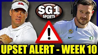 Upset Alert Week 10  College Football 2024 [upl. by Nyrek]