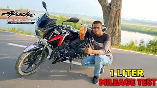 quotApache RTR 160 2V BS6 Mileage Test – Real Road Performancequot [upl. by Oirasec882]