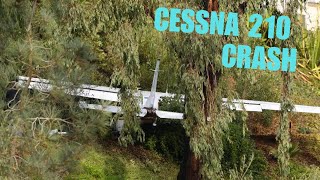 Cessna 210 crash due to fuel exhaustion [upl. by Alue]