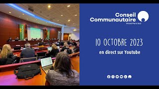 Conseil communautaire de Grand Paris Sud  10 octobre 2023 [upl. by Nagaek]