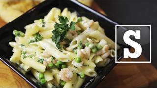 PRAWN amp PEA PASTA RECIPE  SORTED [upl. by Grosz522]