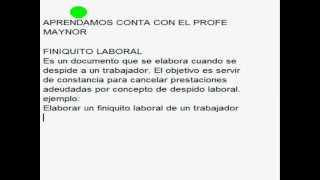 Finiquito Laboral Guatemala Parte 1 [upl. by Akinaj]