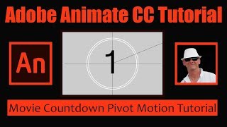 Adobe Animate CC Pivot Motion Tutorial  Old Time Movie Intro Countdown [upl. by Maris]