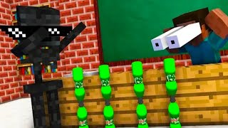 BOTTLE FLIP Challenge and Stupid Jokes in Minecraft [upl. by Nohsed]