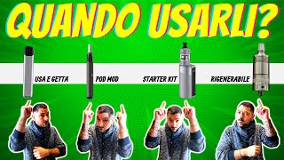 Che sigarette elettroniche comprare Usa e Getta  Pod Mod  Starter Kit  Rigenerabili [upl. by Chassin]