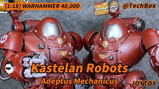 Joytoy Warhammer 40K Adeptus Mechanicus Kastelan Robots 118 scale action figure [upl. by Akihsan]