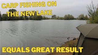 CARP FISHING ON THE NEW LAKE BRINGS GREAT RESULTS carpfishing2024 fishing carp carpfishinglife [upl. by Rabbaj]