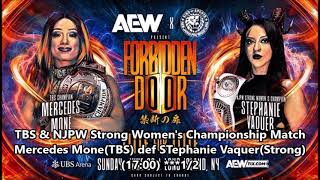 AEW x NJPW Forbidden Door 2024 Review [upl. by Solrak]