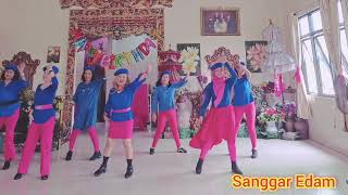 Corazon Line dance by Sanggar Edam Choreographer  Andrico Yusran  INA [upl. by Pik]