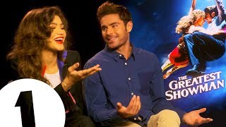 quotI was channelling Beyoncéquot The Greatest Showmans Zendaya amp Zac Efron on their favourite moments [upl. by Pass]