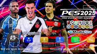 NOVO PÉS 2024 PSP 100 ATUALIZADO eFOOTBALL LITE P ANDROID BRASILEIRÃO A E B CÂMERA DE PS4 E PS5✅ [upl. by Ignacia361]