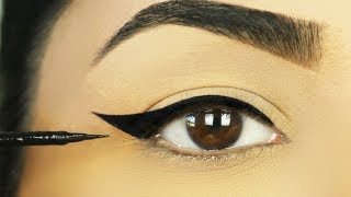 These 3 Easy WINGED EYELINERS FOR HOODED EYES are a must try [upl. by Bak]