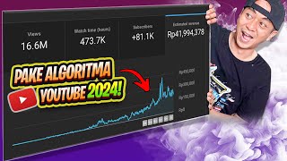 UDAH DITEST Bikin Channel Sesuai Algoritma YouTube 2024 [upl. by Perzan]