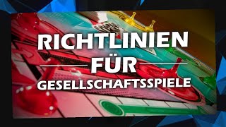 Richtlinien für Gesellschaftsspiele 12 [upl. by Anauqat240]