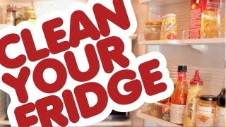 How to Clean a Refrigerator Kitchen Cleaning Ideas [upl. by Struve]