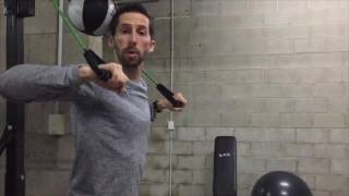 How To Do a Resistance Band Chest Press [upl. by Kathrine]