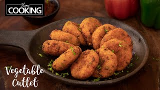 Crispy Vegetable Cutlet  Tea Time Snacks  Street Food Recipes  Cutlet Recipes  Party Snacks [upl. by Lybis]