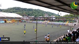 Nueva Generación de Tadó VS Boca Junior de Sincelejo [upl. by Pickering331]