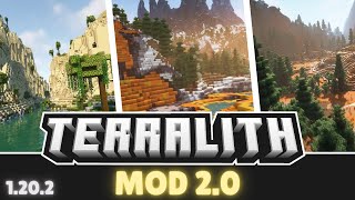 🌲🌋 TERRALITH MOD Review 2024  Todos los biomas   121 [upl. by Zebulen]