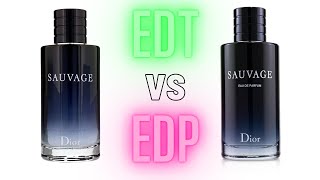 DIOR SAUVAGE EDT vs DIOR SAUVAGE EDP czy warto Is it worth it [upl. by Anis874]