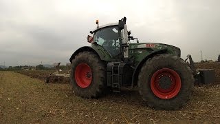 Fendt 936 vario Ploughing  Power Sound [upl. by Yelssew]