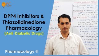 Oral Antidiabetic Drugs Part 3 DPP4 Inhibitors amp Thiazolidinedione PPARy Agonist Pharmacology [upl. by Enia614]