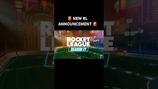 Rocket League just dropped a HUGE ANNOUNCEMENT 🚨 [upl. by Gwenni779]