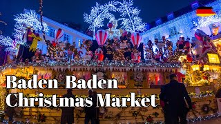 🇩🇪 BadenBaden Germany  Most Beautiful Christmas Markets🎄 [upl. by Lynde]