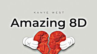 Kanye West Amazing 8D Audio ft Jeezy  USE HEADPHONES [upl. by Rimola]