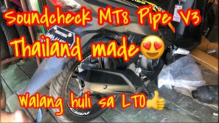 Soundcheck MT8 pipe for yamaha mio i125 M3 [upl. by Bennet]