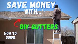 How to Install Gutters on Your House DIY [upl. by Dar]