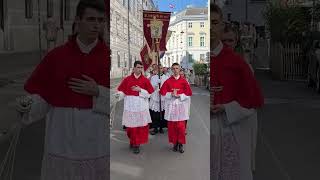 800 JAHRE MINORITENKIRCHE  Sonnengesang des hl Franziskus 800jahre franziskus tradition [upl. by Ariahay]