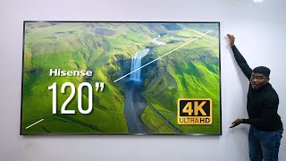 The MASSIVE 120 Inch Laser TV  Is it good [upl. by Lavud572]