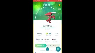 Shiny Burn Drive Genesect In Pokémon Go [upl. by Whitcher]