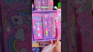 Unicorn Stationery 🦄🔮🖍 schoolsupplies stationery [upl. by Crane350]