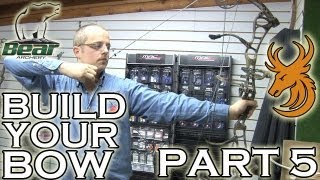 Build your Bow Part 5  Fitting the Peep Sight [upl. by Naelopan2]