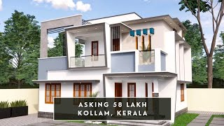 House for sale in kollam  3 BHK  1400 Sqft forsale realestate kerala property kollam 3bhk [upl. by Sirotek273]