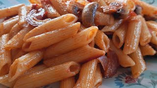 SPICY PASTA RECIPE😱MUSHROOM PASTA😍PASTA BANAYE 5 MINUTE ME😱 Indianirishcuisines [upl. by Stutzman]