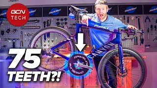 We Tried the Biggest Chainring We Could Find [upl. by Nisaj]