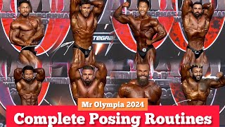 Mr Olympia LIVE  Complete Posing Routines  Mens Classic Physique [upl. by Bugbee]